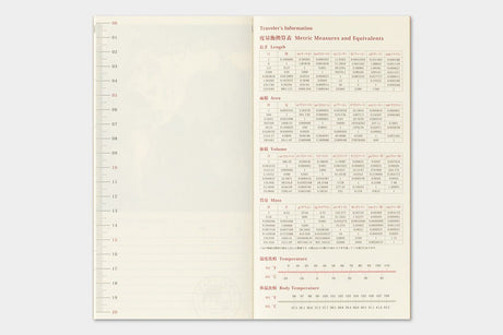 TRC 2027 Monthly Diary Regular size - 9 - Traveler's Company - Tidformera