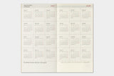 TRC 2027 Monthly Diary Regular size - 5 - Traveler's Company - Tidformera