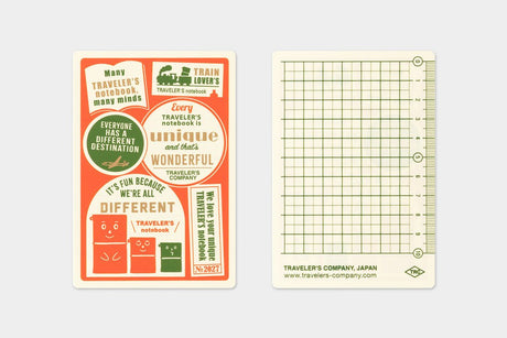TRC 2027 Underlay Passport size - 2 - Traveler's Company - Tidformera