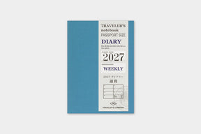 TRC 2027 Weekly Diary Passport size - 1 - Traveler's Company - Tidformera