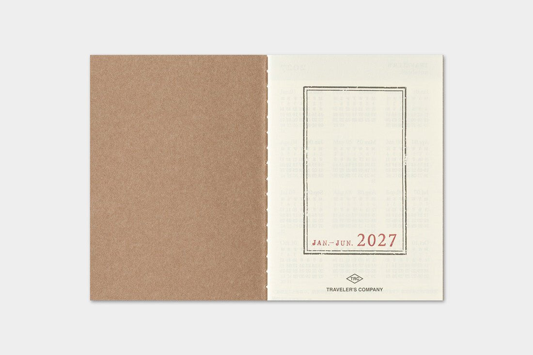 TRC 2027 Weekly Diary Passport size - 3 - Traveler's Company - Tidformera
