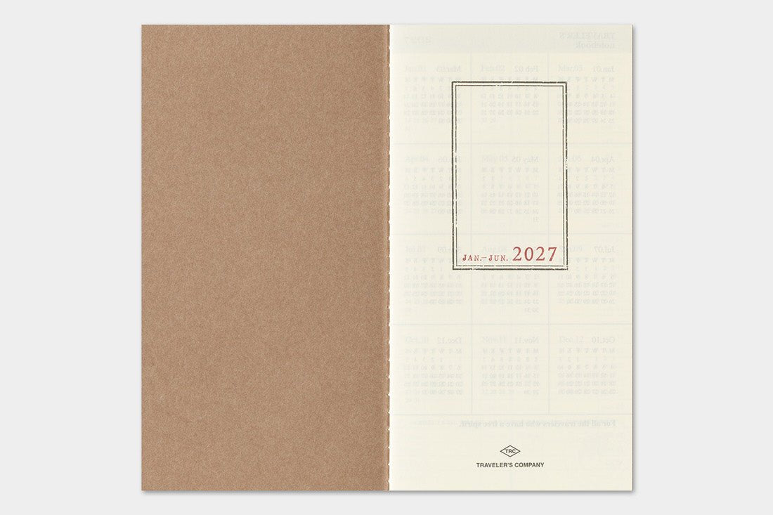 TRC 2027 Weekly + Memo Diary Regular size - 3 - Traveler's Company - Tidformera
