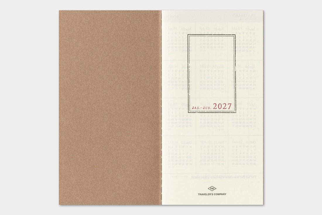 TRC 2027 Weekly Vertical Diary Regular size - 3 - Traveler's Company - Tidformera