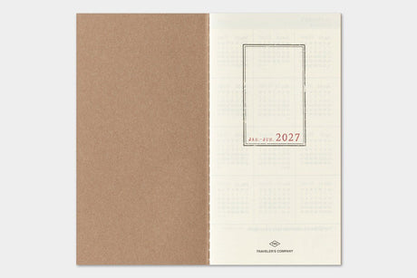 TRC 2027 Weekly Vertical Diary Regular size - 3 - Traveler's Company - Tidformera
