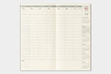 TRC 2027 Weekly Vertical Diary Regular size - 6 - Traveler's Company - Tidformera