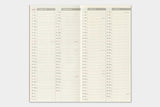 TRC 2027 Weekly Vertical Diary Regular size - 5 - Traveler's Company - Tidformera