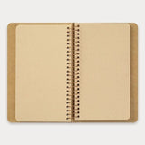TRC SPIRAL RING NOTEBOOK A6 Slim Kraft - 4 - Traveler's Company - Tidformera