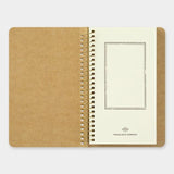 TRC SPIRAL RING NOTEBOOK A6 Slim Paper Pocket - 3 - Traveler's Company - Tidformera
