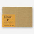 TRC SPIRAL RING NOTEBOOK B6 Window Envelope - 1 - Traveler's Company - Tidformera