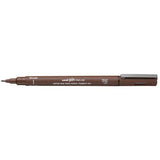 Uni Pin Brush Pen Sepia - 1 - Uni Mitsubishi Pencil - Tidformera