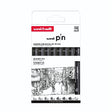 Uni Pin Fineliner 8 - pack Black 0,05/0,2/0,4/0,6/0,8/1,0/1,2/BR - 1 - Uni Mitsubishi Pencil - Tidformera