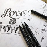 Uni Pin Fineliner Black 0,5 - 2 - Uni Mitsubishi Pencil - Tidformera