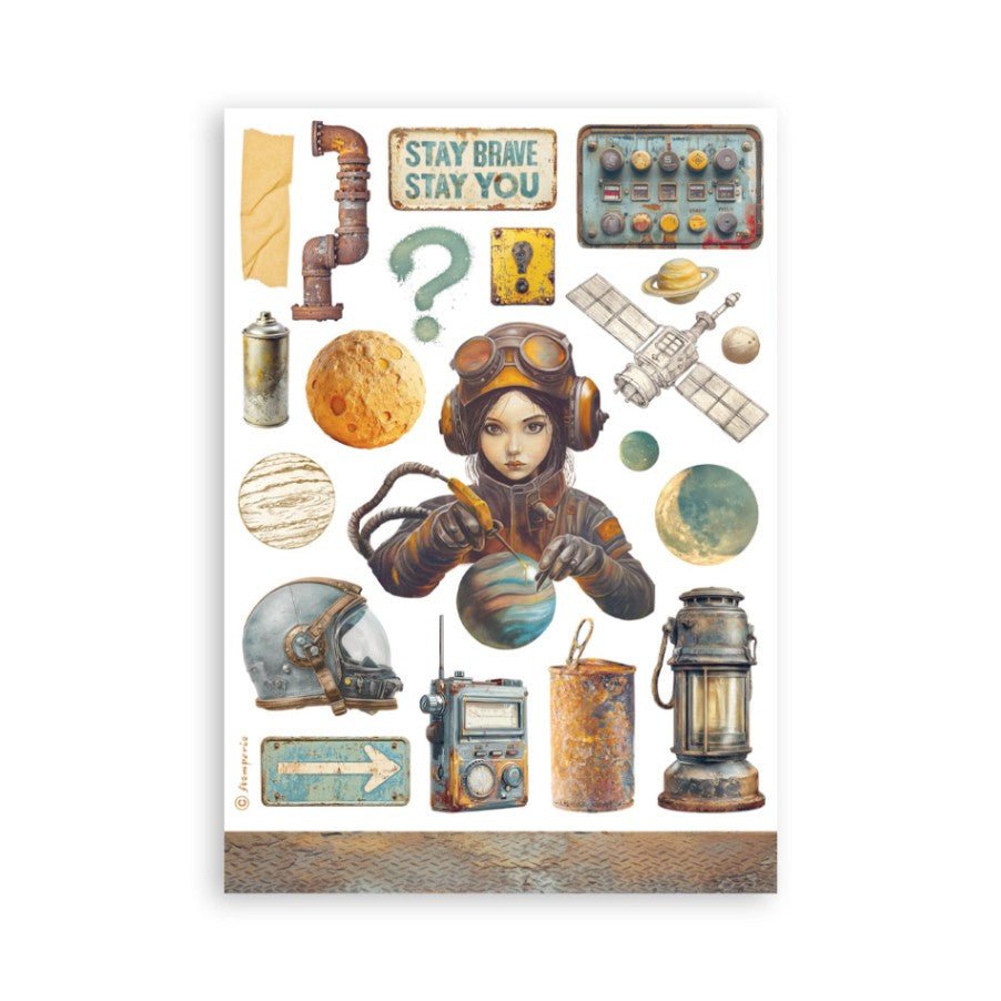Washi pad - A New Beginning - 9 - Stamperia - Tidformera