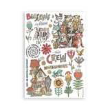 Washi pad - Furry Friends - 3 - Stamperia - Tidformera
