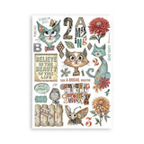 Washi pad - Furry Friends - 4 - Stamperia - Tidformera