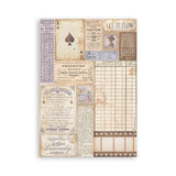 Washi pad - Quiet Days - 4 - Stamperia - Tidformera