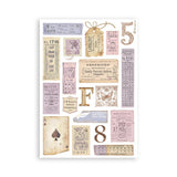 Washi pad - Quiet Days - 10 - Stamperia - Tidformera