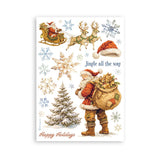Washi pad - Silent Night - 9 - Stamperia - Tidformera