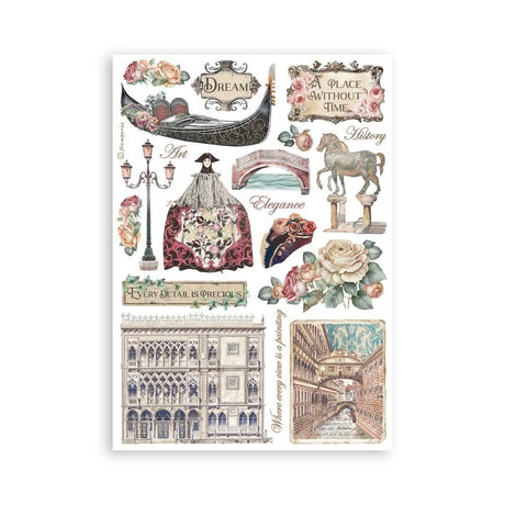 Washi pad - Venice City of Art - 6 - Stamperia - Tidformera