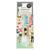 Förpackning med Washi sticker pad Bo Bunny Brighton. Ett litet häfte med klistermärken.