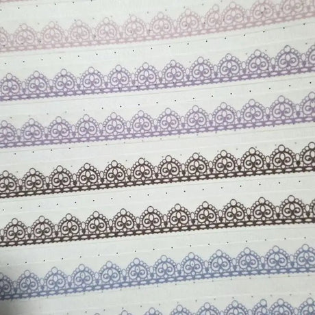 Washi tape 10 mm - Lace - Lilac Easter - 3 - Lana's Scrap Shop - Tidformera