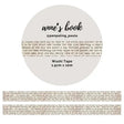 Washi tape 15 mm - Penpaling Paula - Anne's Book - 1 - Penpaling Paula - Tidformera