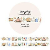Washi tape 15 mm - Penpaling Paula - Camping - 1 - Penpaling Paula - Tidformera