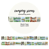 Washi tape 15 mm - Penpaling Paula - Camping Scenes - 1 - Penpaling Paula - Tidformera