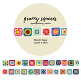 Washi tape 15 mm - Penpaling Paula - Granny Squares - 1 - Penpaling Paula - Tidformera