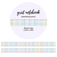 Washi tape 15 mm - Penpaling Paula - Grid Notebook - 1 - Penpaling Paula - Tidformera