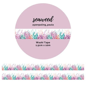 Washi tape 15 mm - Penpaling Paula - Seaweed - 1 - Penpaling Paula - Tidformera