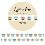 Washi tape 15 mm - Penpaling Paula - Typewriters - 1 - Penpaling Paula - Tidformera