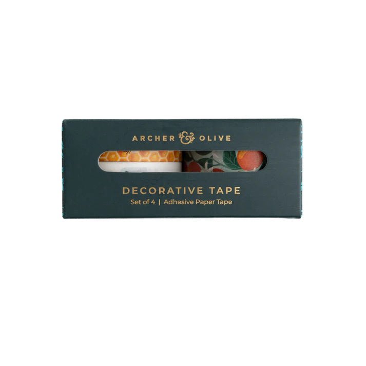 Washi tape - 4 - pack - Keeper of the Bees - 3 - Archer & Olive - Tidformera