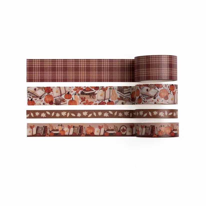 Washi tape - 4-pack - Reading Season - 1 - Archer & Olive - Tidformera