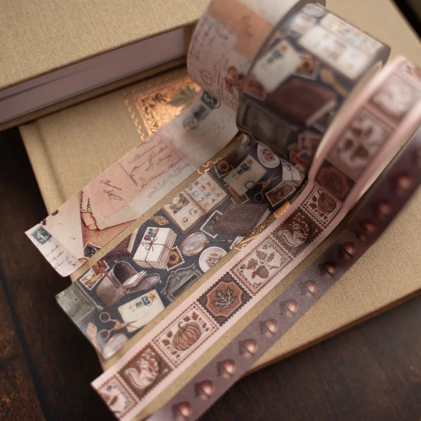 Washi tape - 4-pack - Stamp Collector - 1 - Archer & Olive - Tidformera