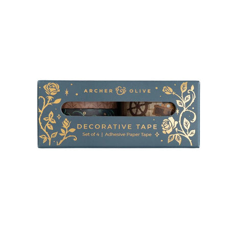 Washi tape - 4 - pack - Treasure Map - 4 - Archer & Olive - Tidformera