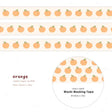Washi tape 48 Orange - 1 - Cherry Rabbit - Tidformera