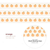 Washi tape 48 Orange - 1 - Cherry Rabbit - Tidformera
