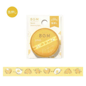 Washi Tape 5 mm - Running Chick - 1 - BGM - Tidformera