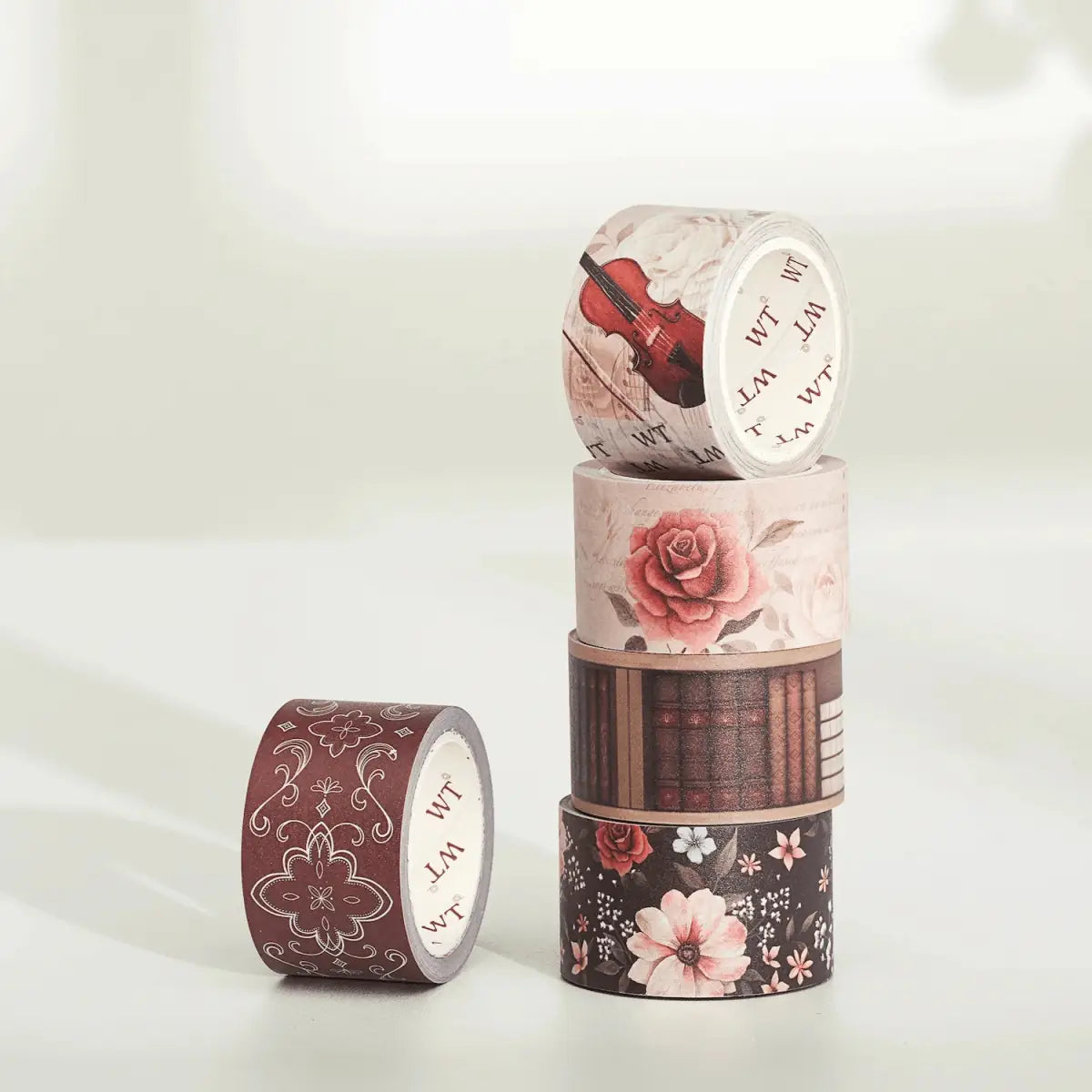 Washi tape Academia 5 - pack - 11 - Washi Tape Shop - Tidformera