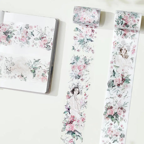 Washi tape Blossom Ephemera Wide - 60 mm - 8 - Washi Tape Shop - Tidformera