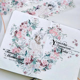 Washi tape Blossom Ephemera Wide - 60 mm - 5 - Washi Tape Shop - Tidformera