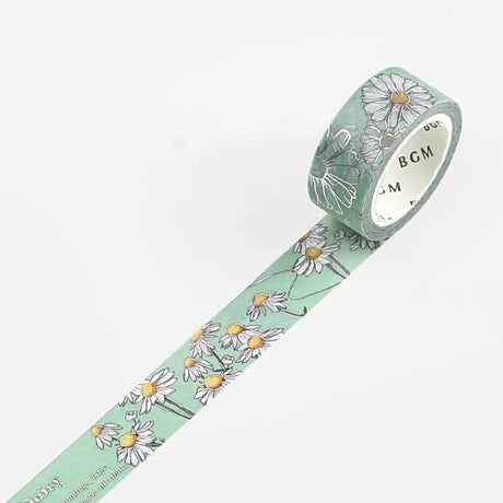 Washi Tape Blossom - Sky Green - 3 - BGM - Tidformera