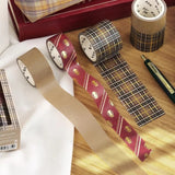 Washi tape Color Check 3 - pack - Caramel - 3 - BGM - Tidformera