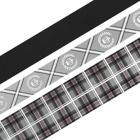 Washi tape Color Check 3 - pack - Gray - 3 - BGM - Tidformera
