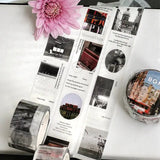 Washi tape Color city - Red - 3 - BGM - Tidformera