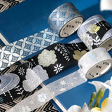 Washi tape Color of japanese clothing 3 - pack - Evening darkness - 2 - BGM - Tidformera