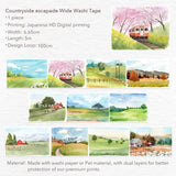Washi tape Countryside Escapade - 66,5 mm - 7 - Washi Tape Shop - Tidformera
