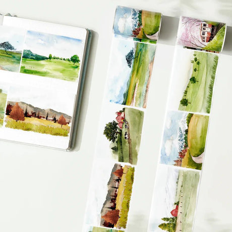 Washi tape Countryside Escapade - 66,5 mm - 6 - Washi Tape Shop - Tidformera