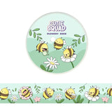 Washi tape CutieSquad - Flowery Bees - 1 - CutieSquad - Tidformera